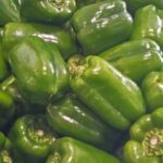 盛り付けられたピーマン