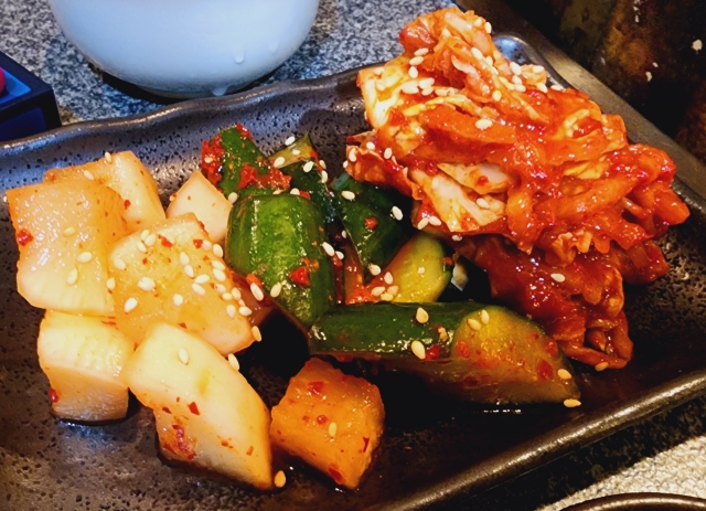 キムチの盛り合わせ