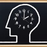 ヒトの頭部をかたどった時計